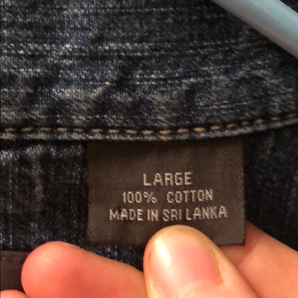 French cuff jean jacket - Picture 3 of 4